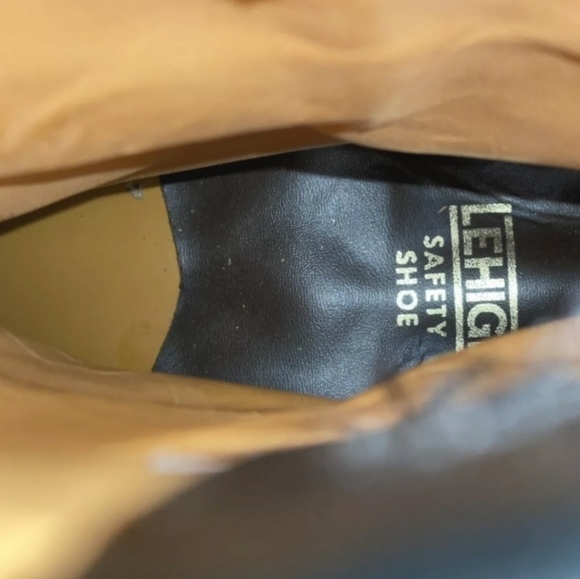 Lehigh Safety Boot Cowboy Style Steel Toe Mens - Picture 7 of 9